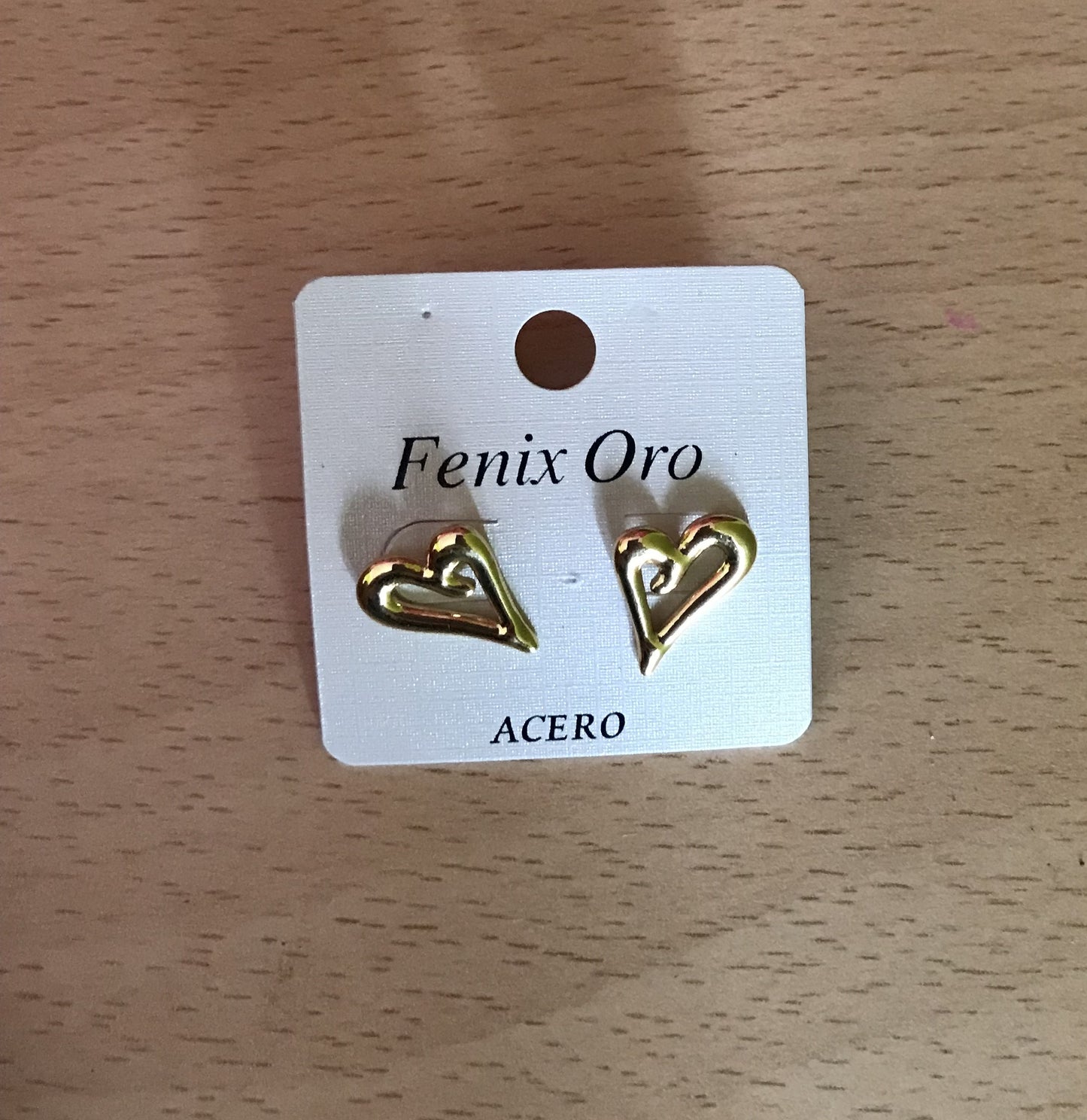 Corazón pequeño dorado