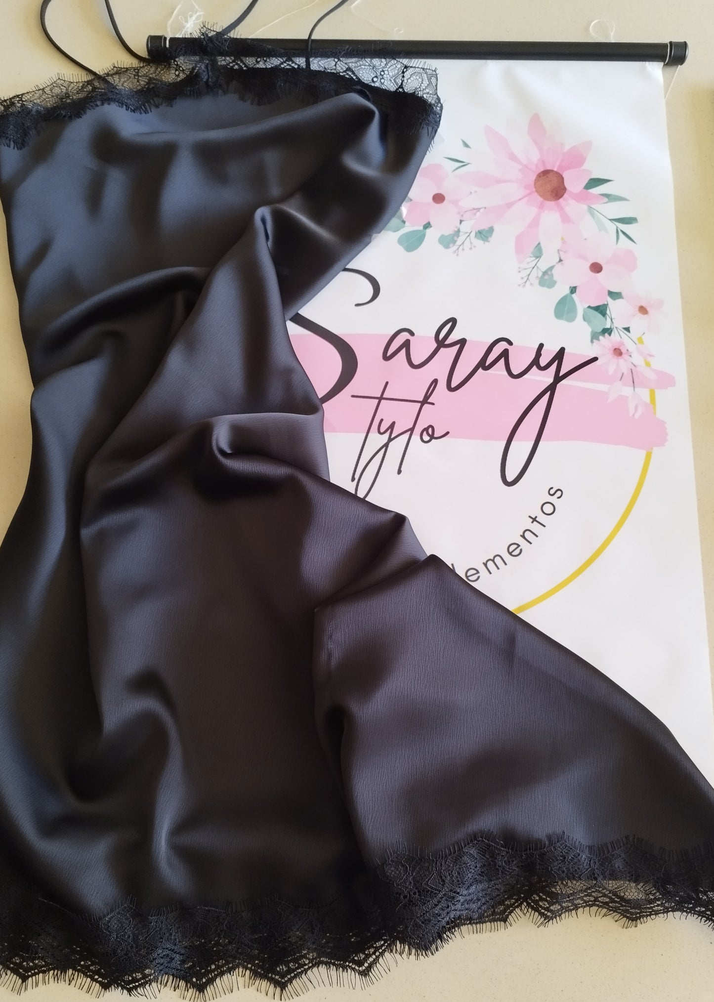 Vestido Lencero Negro