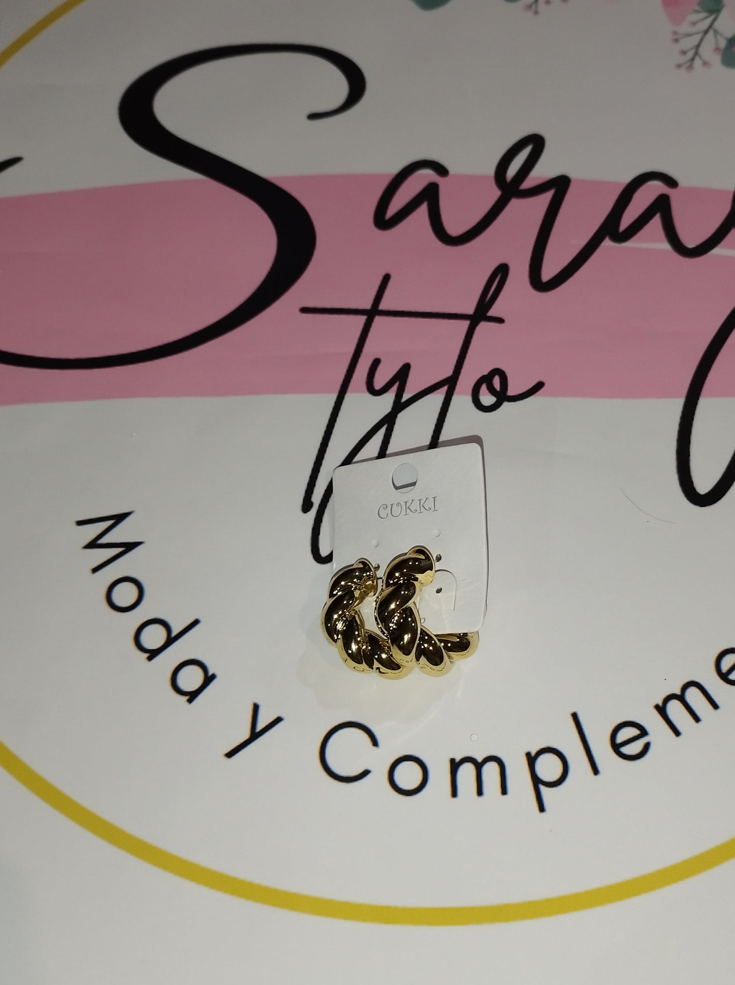 Pendientes aretes oro