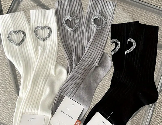 Calcetines Corazón - Cómodos y Elegantes