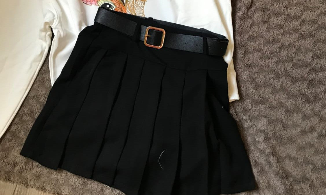 Falda pantalón tablitas