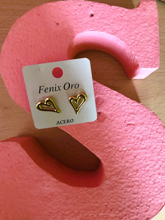 Corazón pequeño dorado