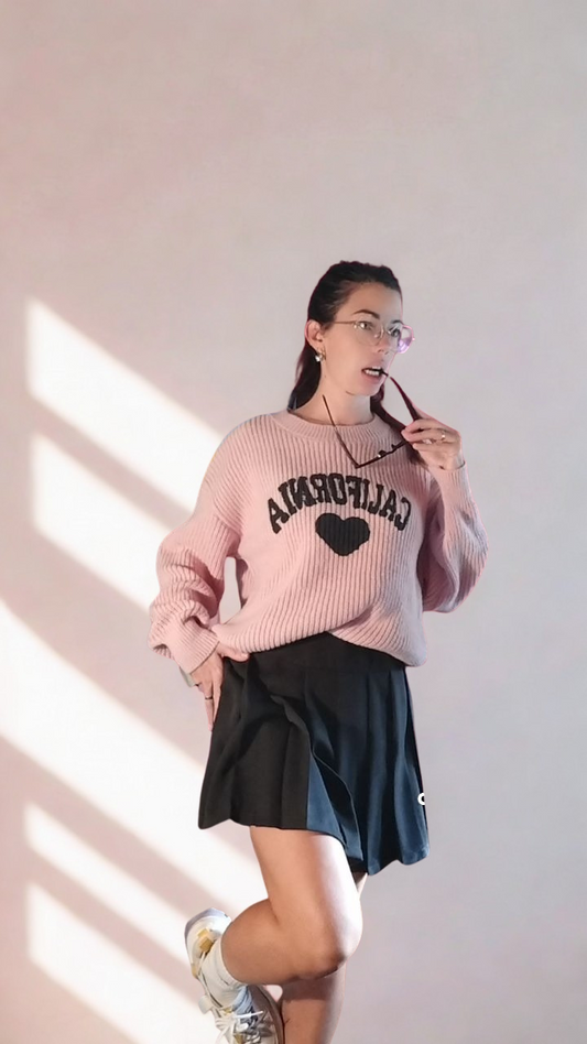 Falda pantalón tablitas