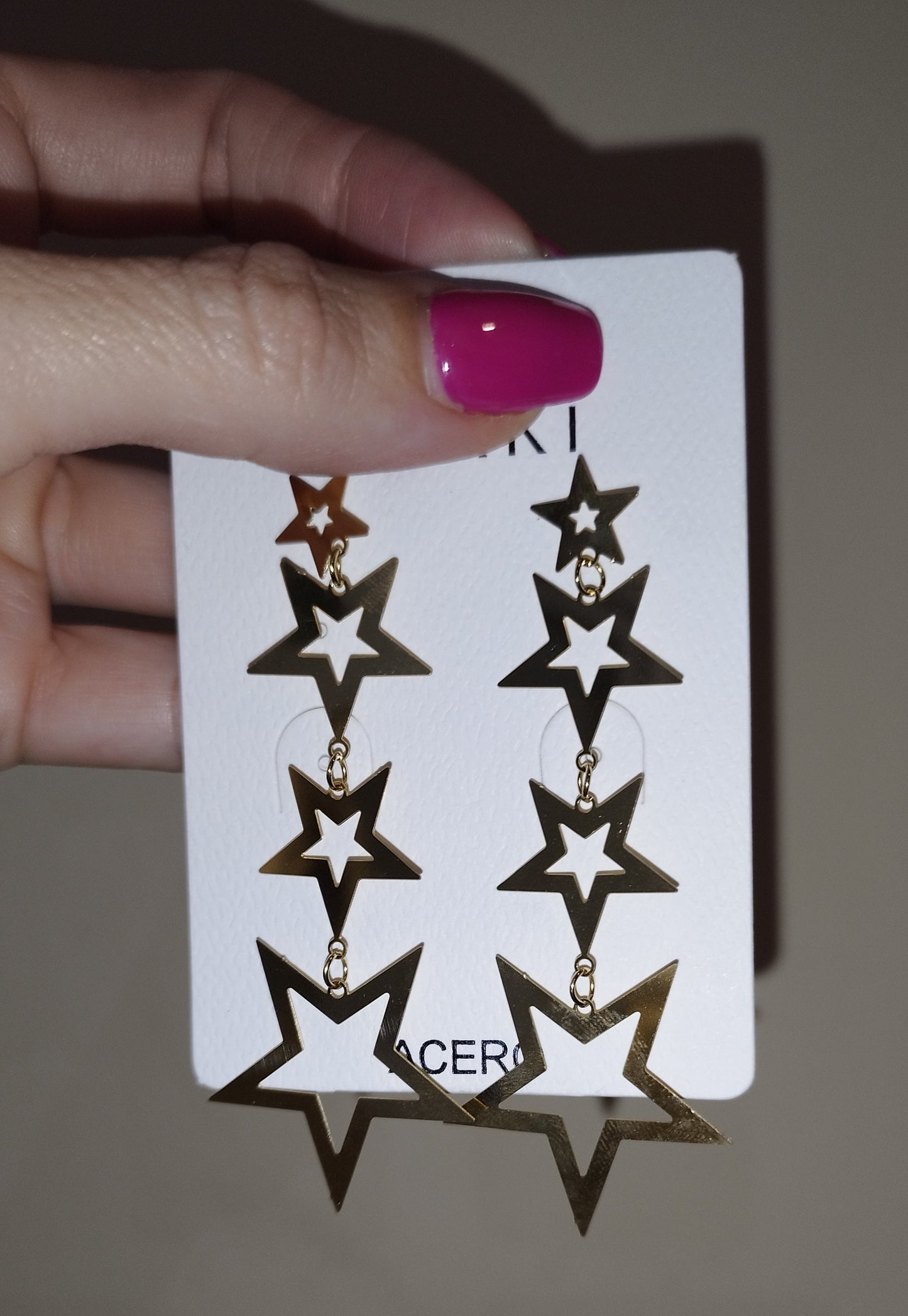 Pendientes  estrellitas       ✨ ✨ oro