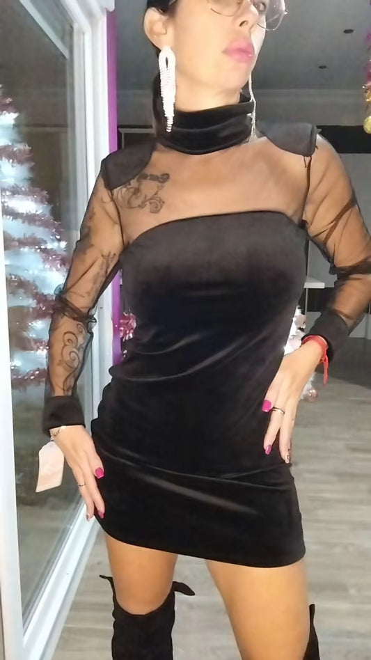 Vestido terciopelo