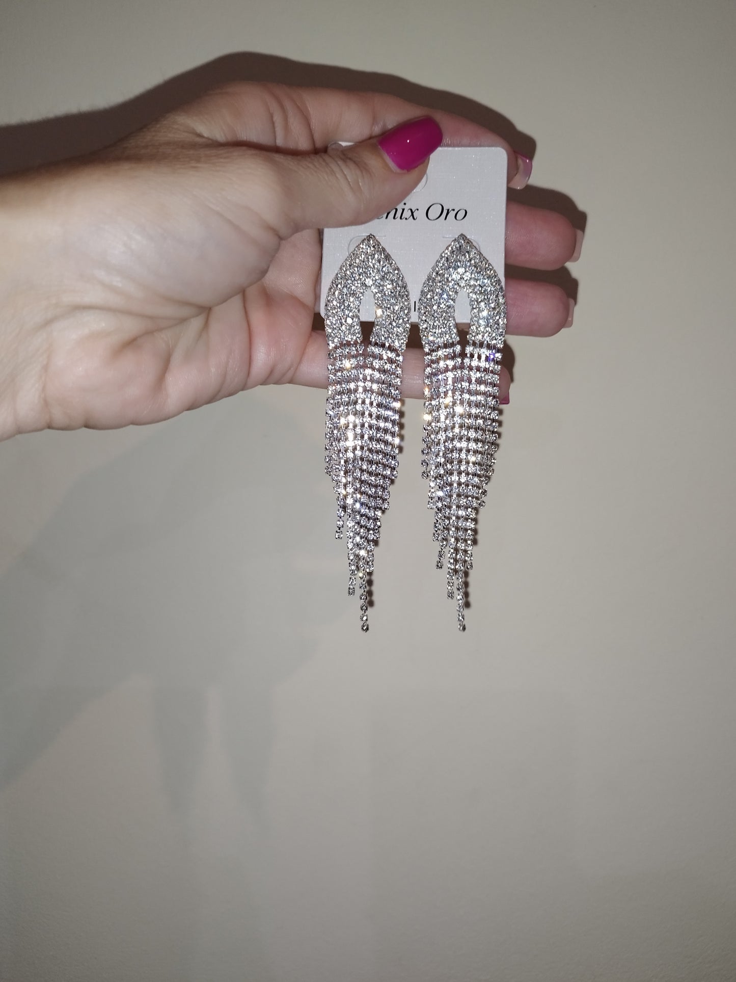 Pendientes fiesta plata
