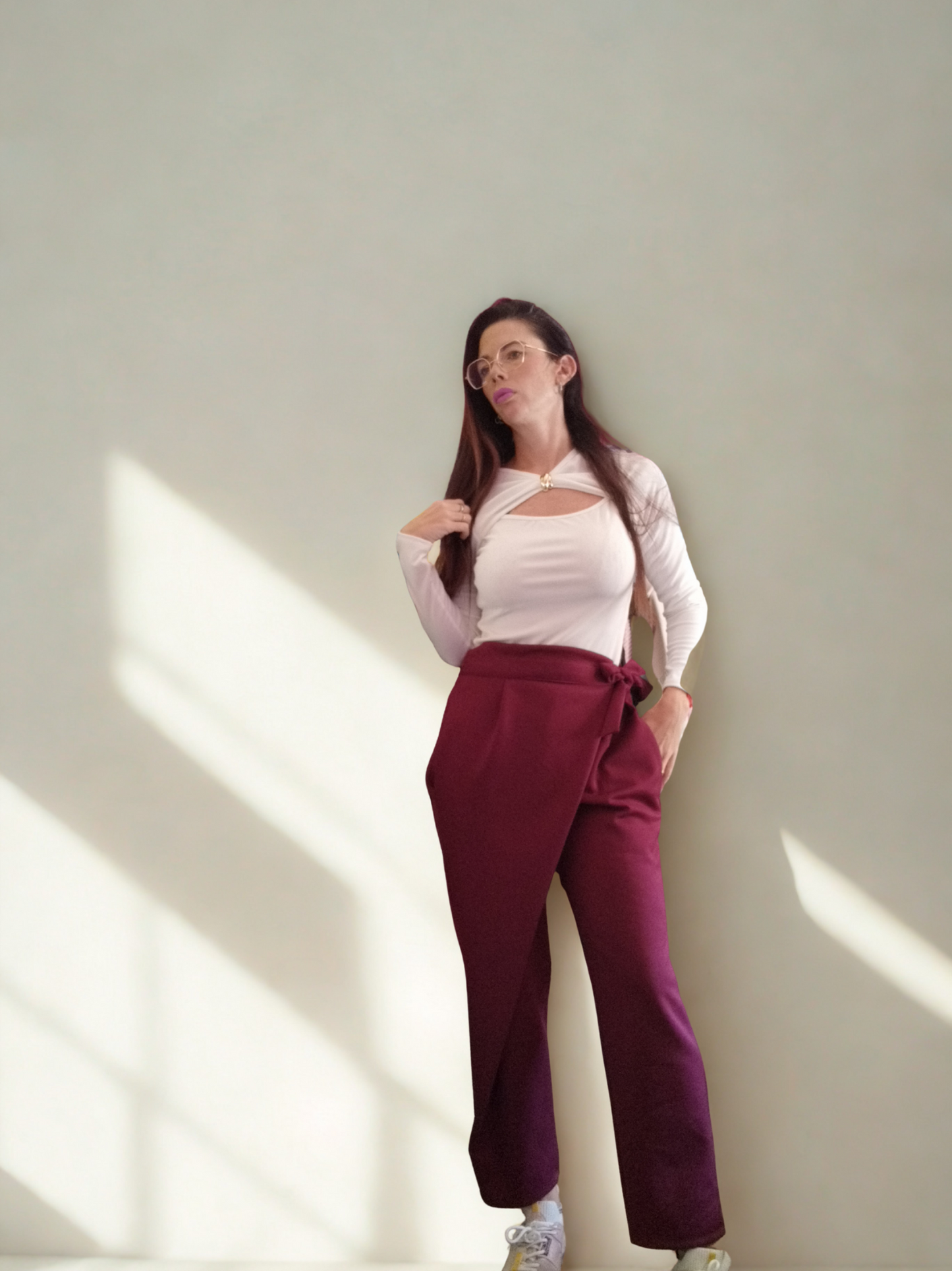 Pantalón Elegante cruzado