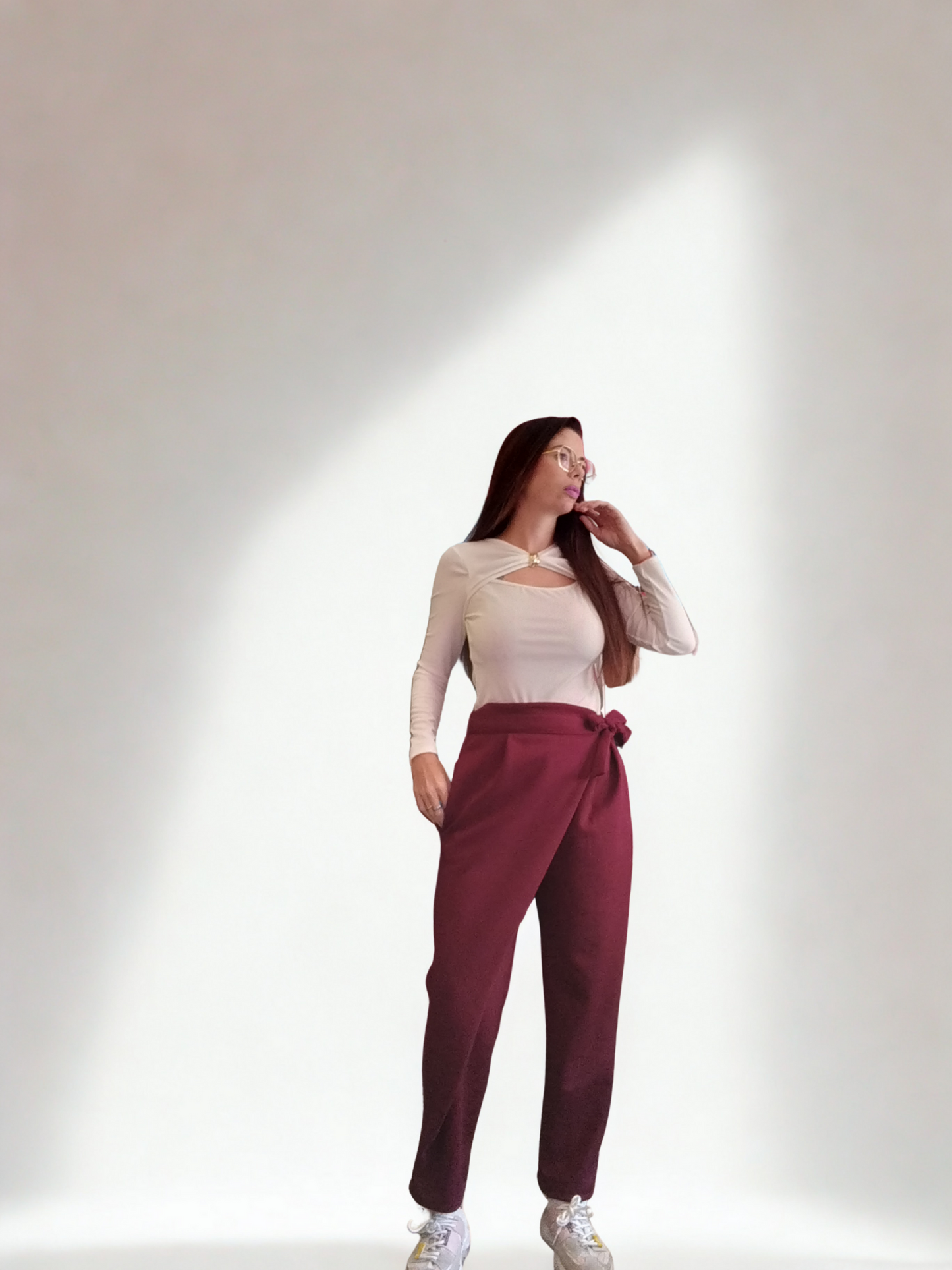 Pantalón Elegante cruzado