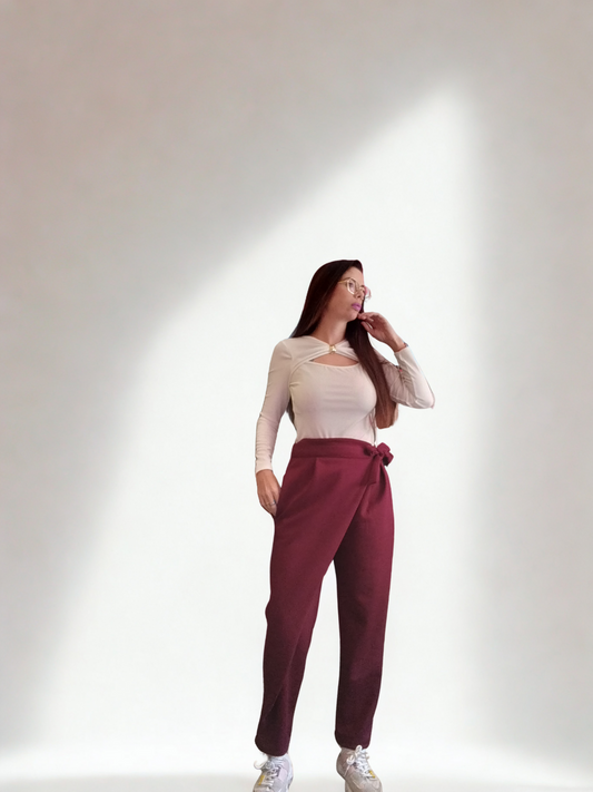 Pantalón Elegante cruzado