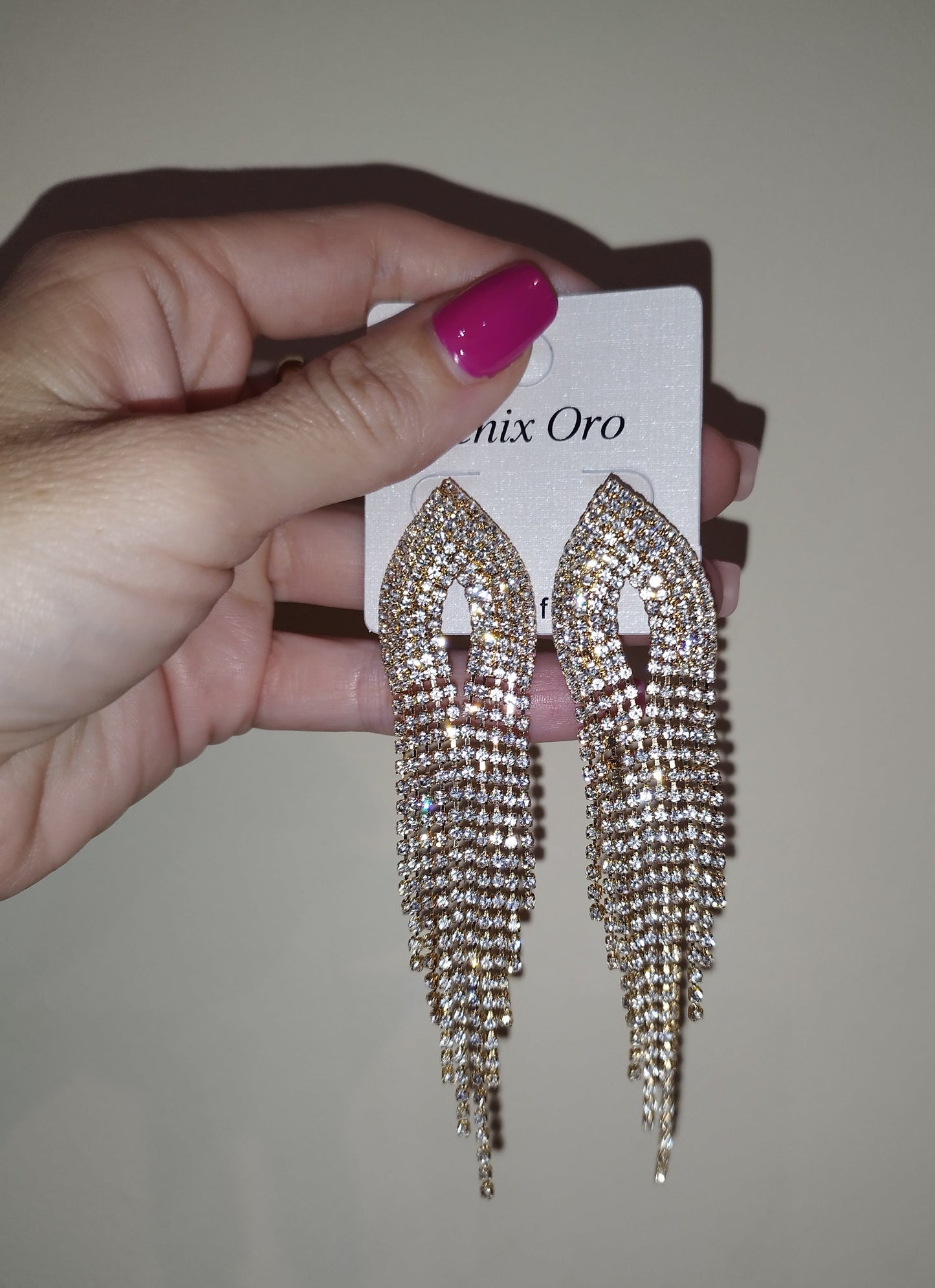 Pendientes fiesta oro