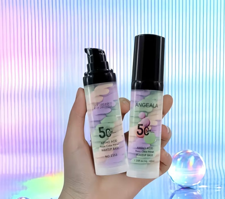 Maquillaje tres colores