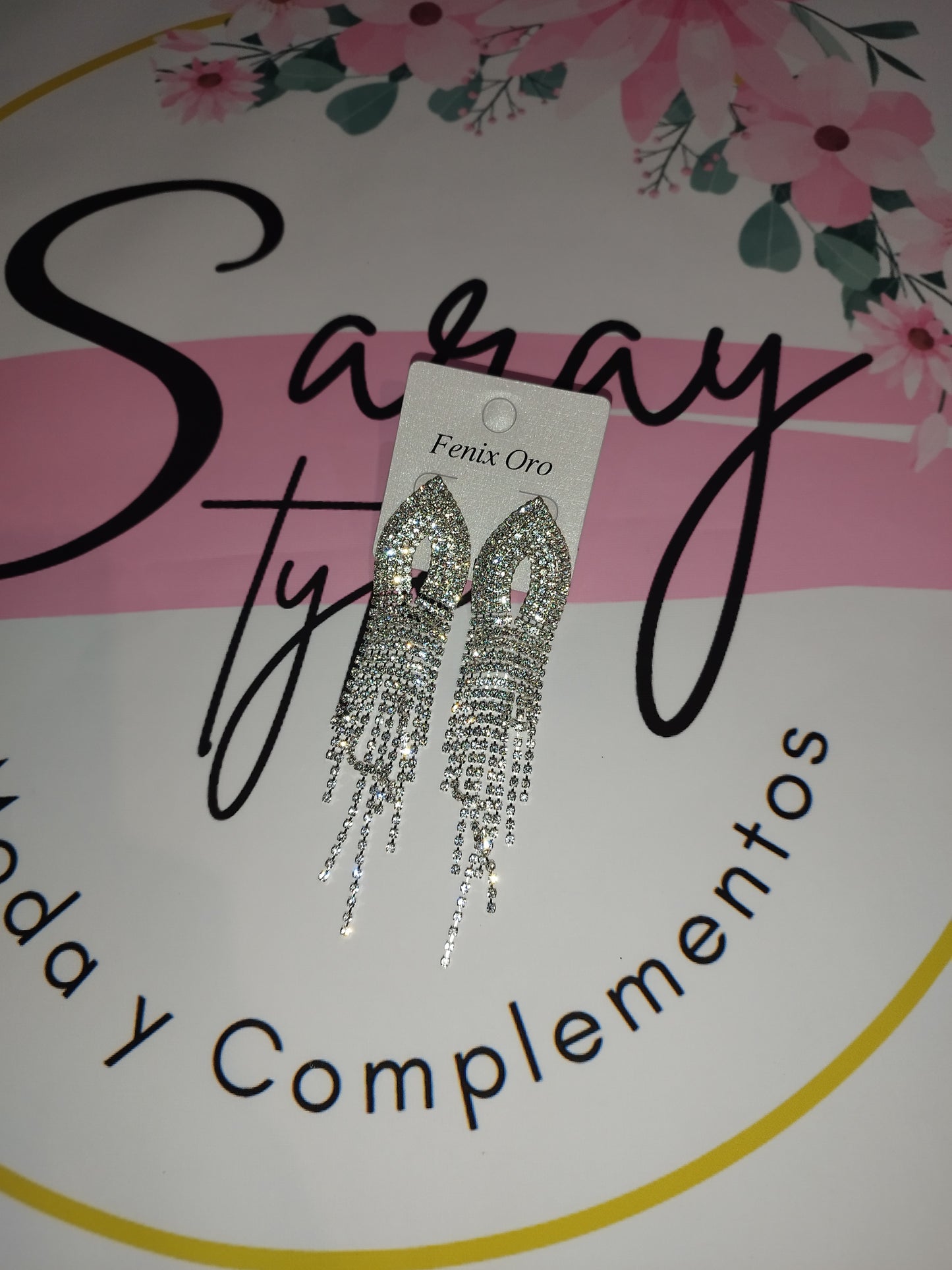 Pendientes fiesta plata